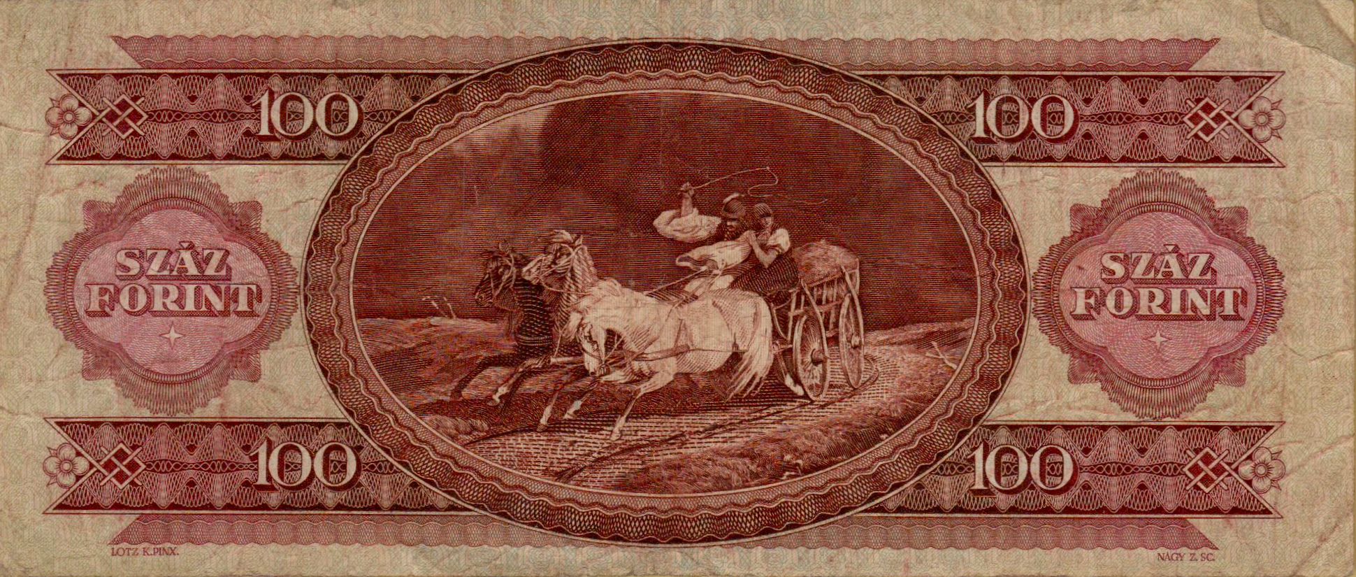 Hungary 100 1992 VF P-174/a